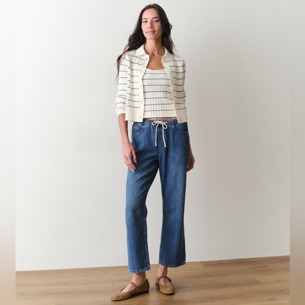 NWT Marine Layer Ella Straight Leg Pant Size Medium NEW WITH TAGS